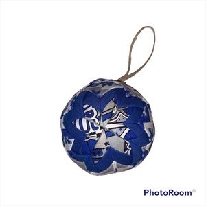 Handmade University of Kentucky Quilted Pinwheel Christmas Tree Ornament